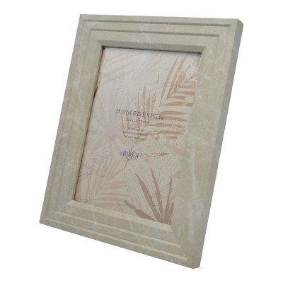 ΚΟΡΝΙΖΑ ΞΥΛΙΝΗ 10x15εκ. ΣΕ ΜΠΕΖ ΧΡΩΜΑ ΜΕ ΜΑΡΜΑΡΙΝΗ ΟΨΗ ANKOR