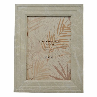 ΚΟΡΝΙΖΑ ΞΥΛΙΝΗ 13x18εκ. ΣΕ ΜΠΕΖ ΧΡΩΜΑ ΜΕ ΜΑΡΜΑΡΙΝΗ ΟΨΗ ANKOR