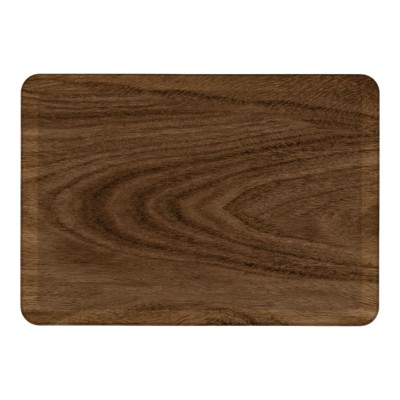 ΔΙΣΚΟΣ ΜΕΛΑΜΙΝΗΣ ΜΕ ΣΧΕΔΙΟ ΕΦΕ ΞΥΛΟΥ ΣΕ ΚΑΦΕ ΑΠΟΧΡΩΣΗ 21,5x14,5x2εκ. ANKOR