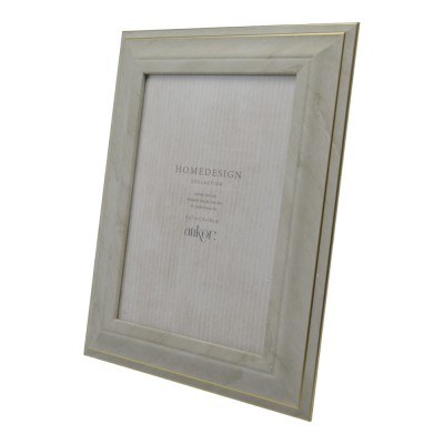 ΚΟΡΝΙΖΑ ΠΛΑΣΤΙΚΗ 15x20εκ. ΣΕ ΓΚΡΙ ΧΡΩΜΑ ΜΕ ΜΑΡΜΑΡΙΝΗ ΟΨΗ ANKOR