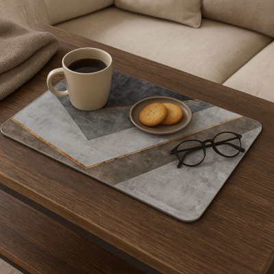 ΔΙΣΚΟΣ ΜΕΛΑΜΙΝΗΣ ΜΕ ΓΕΩΜΕΤΡΙΚΟ ΣΧΕΔΙΟ 37,2x26,2x2,5εκ. ANKOR