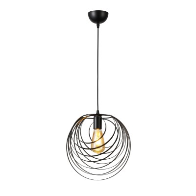 PDC 6111 BK 1/Φ ΜΕΤΑΛΛΙΚΟ ΜΑΥΡΟ Ε27