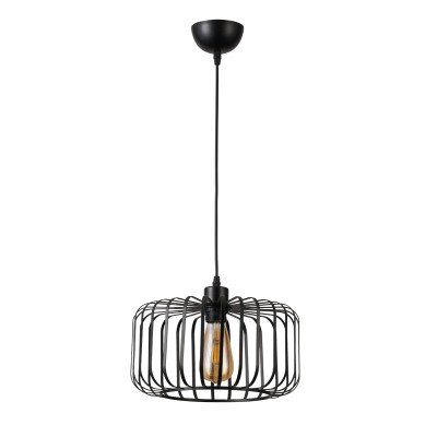 PDC 6112 BK 1/Φ ΜΕΤΑΛΛΙΚΟ ΜΑΥΡΟ Ε27