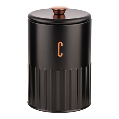 ΒΑΖΟ ΜΕΤΑΛΛΙΚΟ ΜΑΥΡΟ Coffee ΜΕ ROSE GOLD ΛΕΠΤΟΜΕΡΕΙΕΣ 11x11x17,2εκ.ANKOR