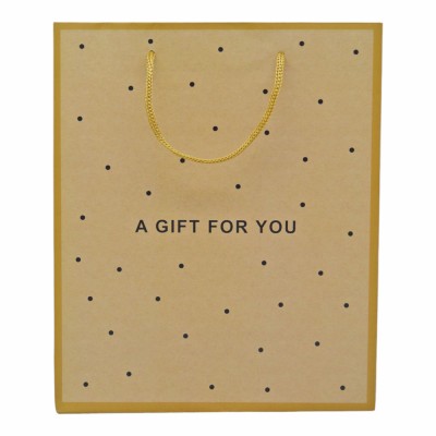 ΤΣΑΝΤΑ ΣΥΣΚΕΥΑΣΙΑΣ ME ΚΟΡΔΟΝΙ A GIFT FOR YOU ΣΕ ΦΥΣΙΚΟ ΧΡΩΜΑ 26,5x14x33εκ.ANKOR