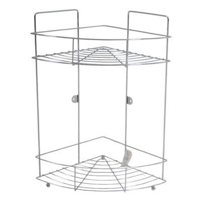 ΡΑΦΙΕΡΑ ΓΩΝΙΑ ΜΕΤΑΛΛΙΚΗ ΔΙΠΛΗ ΑΣΗΜΙ 22x22x38εκ.ANKOR