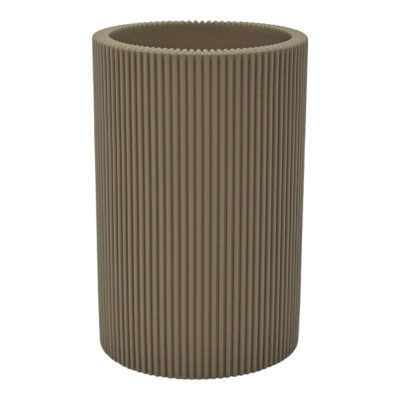 ΠΟΤΗΡΟΘΗΚΗ ΠΟΛΥΕΣΤΕΡΙΚΗ ΡΙΓΕ ΣΕ TAUPE ΜΑΤ ΧΡΩΜΑ 7,5x7,7x11,7εκ.ANKOR