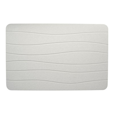 ΠΑΤΑΚΙ ΑΠΟ ΔΙΑΤΟΜΙΤΗ ΑΣΠΡΟ ΜΕ ΑΝΑΓΛΥΦΕΣ ΓΡΑΜΜΕΣ 39x60εκ. ANKOR