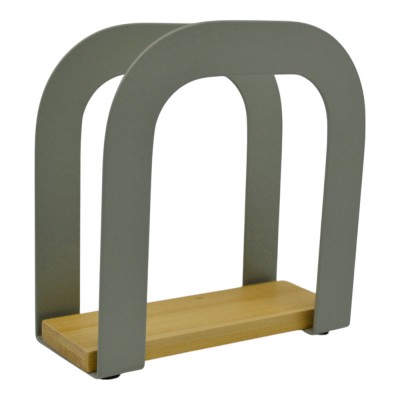 ΧΑΡΤΟΠΕΤΣΕΤΟΘΗΚΗ ΜΕΤΑΛΛΙΚΗ ΛΑΔΙ ΜΕ ΜΠΑΜΠΟΥ ΒΑΣΗ 12x4,5x12εκ.ANKOR