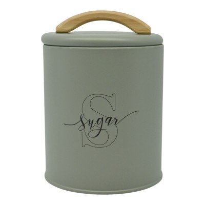 ΒΑΖΟ ΜΕΤΑΛΛΙΚΟ ΛΑΔΙ ΜΕ ΞΥΛΙΝΗ ΛΑΒΗ Sugar 11x11x15εκ.ANKOR