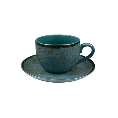 ΣΕΤ 6 τεμάχια ΦΛΙΤΖΑΝΙ ΚΑΦΕ 90cc MOON SHADE 18274-99/TEAL - ORIANA FERELLI®