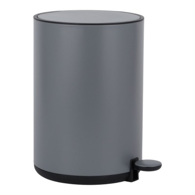 ΚΑΛΑΘΙ ΜΠΑΝΙΟΥ 5lt DUTCH LIFESTYLE ΜΕΤΑΛΛΙΚΟ SOFT CLOSE ΓΚΡΙ ΜΑΤ ANKOR