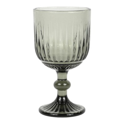 ΣΕΤ 6 ΤΜΧ ΠΟΤΗΡΙΑ ΓΥΑΛΙΝΑ ΚΟΛΟΝΑΤΑ 350ml SMOKE ANKOR