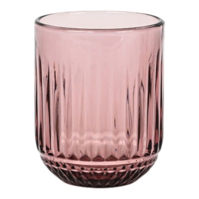 ΣΕΤ 6 ΤΜΧ ΠΟΤΗΡΙΑ ΓΥΑΛΙΝΑ 260ml ΣΕ ΜΩΒ ΧΡΩΜΑ ANKOR