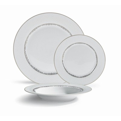 ΣΕΡΒΙΤΣΙΟ ΠΙΑΤΩΝ ΠΟΡΣΕΛΑΝΙΝΟ 20ΤΜΧ ΜΕ ΚΡΑΚΕΛΕ ΣΧΕΔΙΟ ΚΑΙ ΑΣΗΜΙ ΜΠΟΡΝΤΟΥΡΑ ANKOR