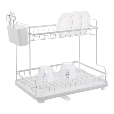 ΠΙΑΤΟΘΗΚΗ ΔΙΩΡΟΦΗ ΜΕΤΑΛΛΙΚΗ ΑΣΠΡΗ ΜΑΤ 46,3x30x38,3εκ.ANKOR