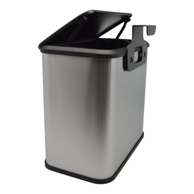 ΚΑΔΟΣ ΑΠΟΡΡΙΜΑΤΩΝ 5lt ΙNOX ΜΕ ΓΑΝΤΖΟ ΓΙΑ ΝΤΟΥΛΑΠΙ 25x15,1x24,7εκ. ANKOR
