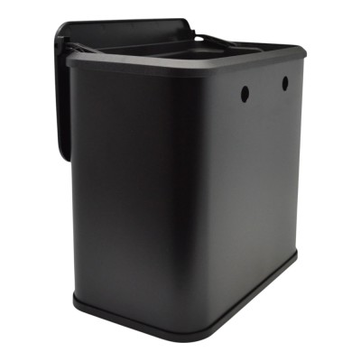 ΚΑΔΟΣ ΑΠΟΡΡΙΜΑΤΩΝ 5lt ΙNOX ΣΕ ΜΑΥΡΟ ΧΡΩΜΑ ΜΕ ΓΑΝΤΖΟ ΓΙΑ ΝΤΟΥΛΑΠΙ 25x15,1x24,7εκ. ANKOR