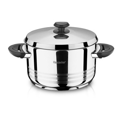 ΚΑΤΣΑΡΟΛΑ Φ24x14cm - 6.5lt DIANA-BLACK 18/10 - ISFA