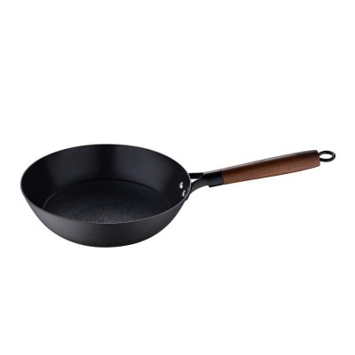 WOK Φ24x7.5cm PRESSED IRON ODIN BGMP-3818 - BERGNER