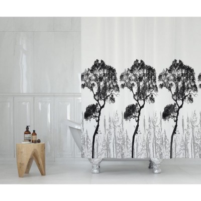FOREST 3391 ΚΟΥΡΤΙΝΑ ΜΠΑΝΙΟΥ 180x200cm 100% POLYESTER - MAX HOME®