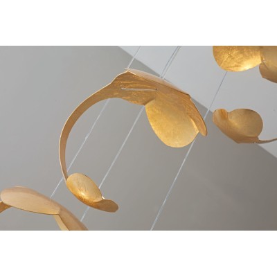 PDC 1291-9 GD ΠΟΛΥΦΩΤΟ ΝΟΥΦΑΡΟ ΜΕΤΑΛΛΙΚΟ ΧΡΥΣΟ LED