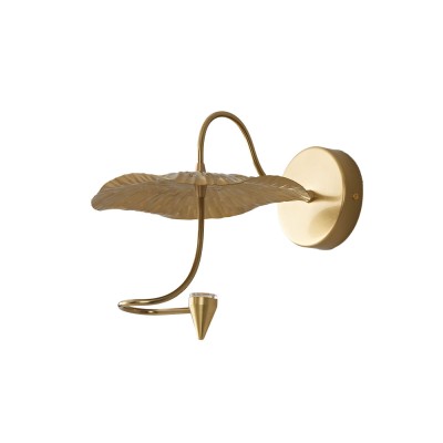 WLC 1290 ΑΠΛΙΚΑ ΜΕΤΑΛΛΙΚΗ LED ΝΟΥΦΑΡΟ ΧΡΥΣΟ LED