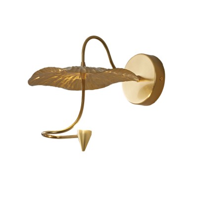 WLC 1290 ΑΠΛΙΚΑ ΜΕΤΑΛΛΙΚΗ LED ΝΟΥΦΑΡΟ ΧΡΥΣΟ LED