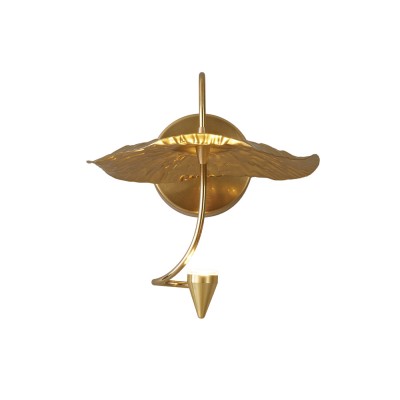 WLC 1290 ΑΠΛΙΚΑ ΜΕΤΑΛΛΙΚΗ LED ΝΟΥΦΑΡΟ ΧΡΥΣΟ LED