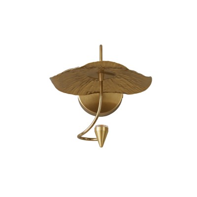 WLC 1290 ΑΠΛΙΚΑ ΜΕΤΑΛΛΙΚΗ LED ΝΟΥΦΑΡΟ ΧΡΥΣΟ LED