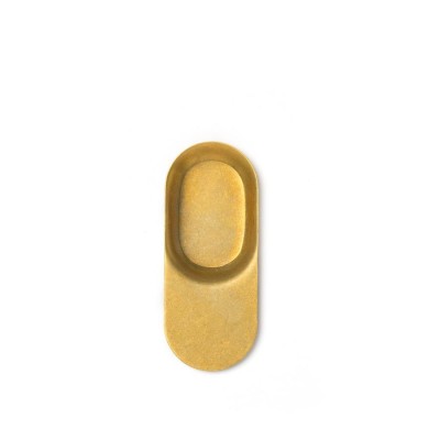 TASTING SPOON 8.5cm FLAT LOV LARGE PINZA VINTAGE GOLD LES ESSENCES 7577 - COMAS