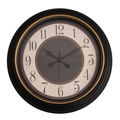 ΡΟΛΟΙ ΤΟΙΧΟΥ ΠΛΑΣΤΙΚΟ ΣΕ ΜΑΥΡΟ VINTAGE ΧΡΩΜΑ 50,3x50,3x5,2εκ.ANKOR