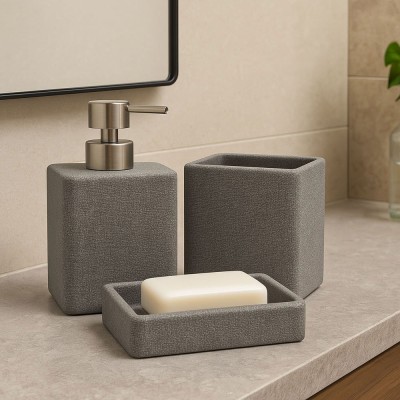 DISPENSER ΠΟΛΥΕΣΤΕΡΙΚΟ ΓΚΡΙ ΜΕ ΣΑΓΡΕ ΥΦΗ 8,5x5,7x16,2εκ.ANKOR