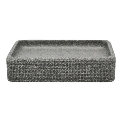 ΣΑΠΟΥΝΟΘΗΚΗ ΠΟΛΥΕΣΤΕΡΙΚΗ ΓΚΡΙ ΜΕ ΣΑΓΡΕ ΥΦΗ 11,8x8x2,7εκ.ANKOR