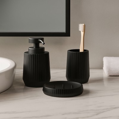 DISPENSER ΠΟΛΥΕΣΤΕΡΙΚΟ ΜΑΥΡΟ ΜΕ ΡΙΓΕΣ 9x9x14,3εκ.ANKOR