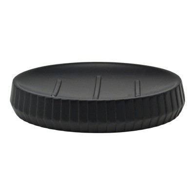 ΣΑΠΟΥΝΟΘΗΚΗ ΠΟΛΥΕΣΤΕΡΙΚΗ ΜΑΥΡΗ ΜΕ ΡΙΓΕΣ 12,9x9,1x2,3εκ.ANKOR