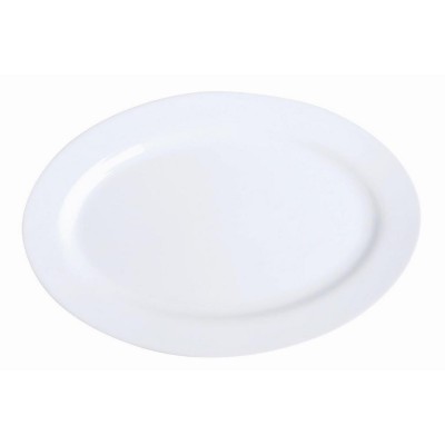 ΠΙΑΤΕΛΑ ΟΒΑΛ 30x20.4cm ΛΕΥΚΗ HORECA/ACCES. - ORIANA FERELLI®