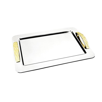 ΔΙΣΚΟΣ ΑΝΟΞΕΙΔΩΤΟΣ 18/10 42.5*31.5cm 579/Gold DT-3004 - ORIANA FERELLI®