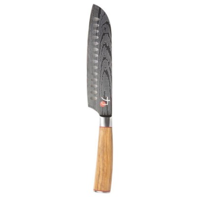 ΜΑΧΑΙΡΙ SANTOKU 17.5cm με ΞΥΛΙΝΗ ΛΑΒΗ TETSU BGMP-4168- BERGNER
