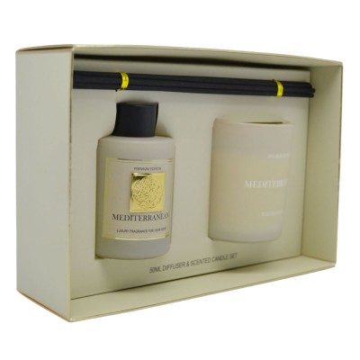 ΣΕΤ ΑΡΩΜΑΤΙΚΟΥ ΧΩΡΟΥ 50ml ΚΑΙ ΚΕΡΙΟΥ MEDITERRANEAN ANKOR