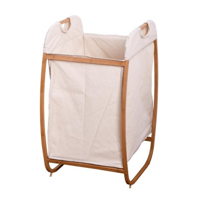 ΚΑΔΟΣ ΑΠΛΥΤΩΝ BAMBOO 43x43x77cm - Max.Home®