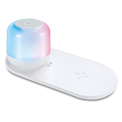SMC 9007 ΠΟΡΤΑΤΙΦ ΑΣΥΡΜΑΤΟ - RGB - DIMMER - TOUCH - ΗΧΕΙΟ BLUETOOTH - ΦΟΡΤΙΣΤΗΣ ΚΙΝΗΤΟΥ**