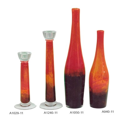 Κηροπήγια- Βάζα γυάλινα διακοσμητικά