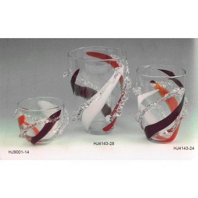 Βάζα Γυάλινα Διακοσμητικά διαφανής