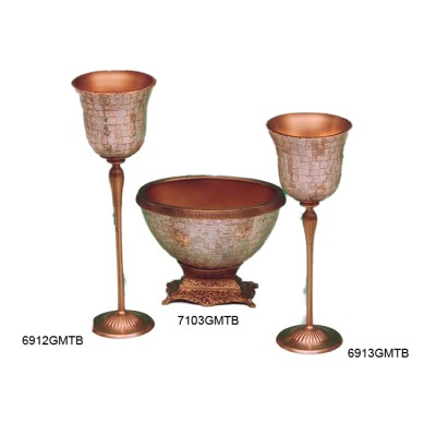 Κουπ-Κηροπήγια Γυάλινα Διακοσμητικά