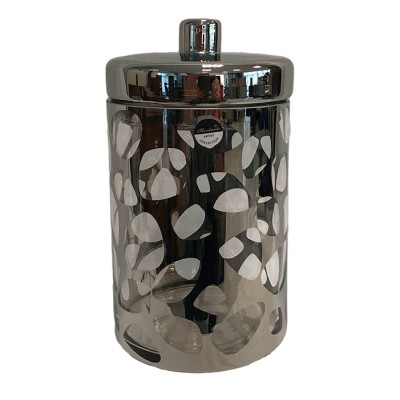 Βάζο Γυάλινο Διακοσμητικό Με Καπάκι