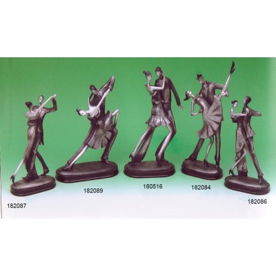 Διακοσμητικά ζευγάρια χορευτές από πολυέστερ