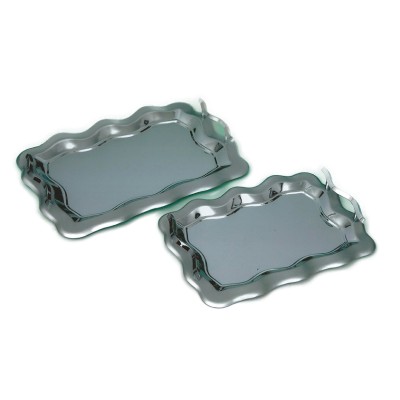 Σετ 2 Δίσκων χρωμίου