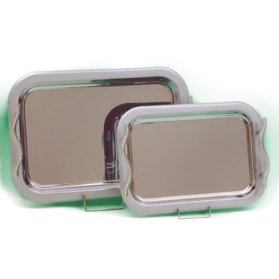 Σετ 2 Δίσκων Χρωμίου