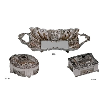 Επάργυρο κουπ οβάλ-Επάργυρες Μπιζουτιέρες